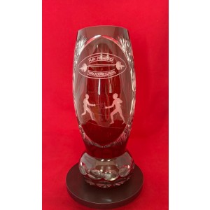 Ваза из рубинового стекла 